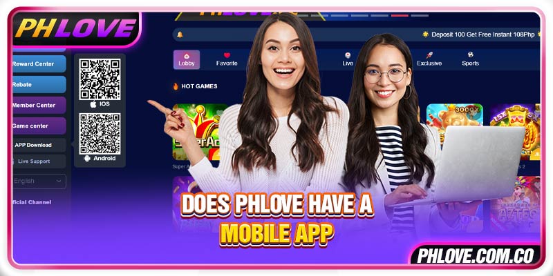 Does Phlove have a mobile app?