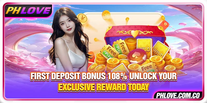 First Deposit Bonus 108% Unlock Your Exclusive Reward Today